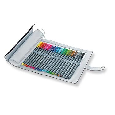 Imagem de STAEDTLER Caneta Ponta Fina Triplus Fineliner 0.3mm Estojo Especial 20 Cores Sortidas - 334 PC20-902 - Corpo Ergonômico Triangular – Ideal para Escrita e Bullet Journal
