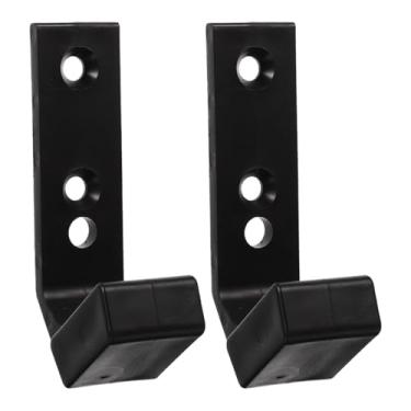 Imagem de menolana Suporte de parede para barras e halteres (2 unidades), profissional, fácil de instalar, para armazenamento de equipamentos de ginástica, Material Papp, 12cmx4.5cm