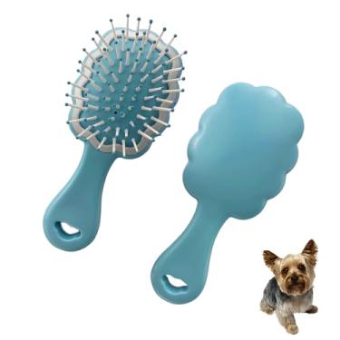 Imagem de MAEELOU Escova de almofada de ar Gentle Cloud para cães pequenos com caixa de presente, adequada para Yorkie, Shih Tzu, Pomerânia, Maltipoo, maltês, poodle de brinquedo, itens essenciais para filhotes