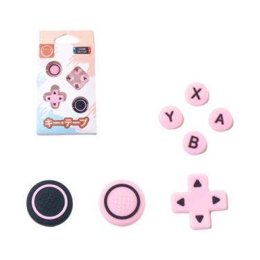 Imagem de Protetor Adesivo De Silicone Macio Para Botão D-Pad E Capa De Borracha