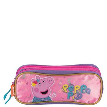 Imagem de Estojo Peppa x Dots 2 Comp - Colorido - Poliester - Sestini