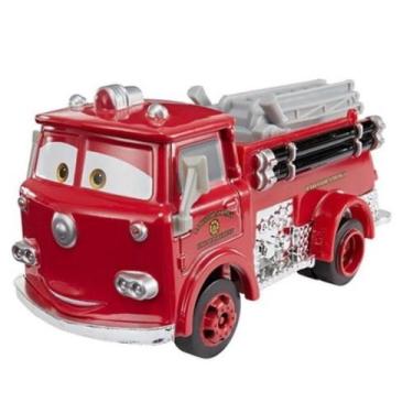 Imagem de Caminhão de bombeiros Toy Car Racing Cars 3 Alloy Red para coleção - G