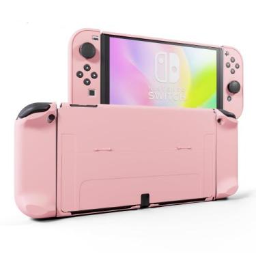 Imagem de Funda Protectora para Nintendo Switch OLED RHOTALL Rosa