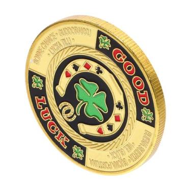 Imagem de Prensa de cartas de pôquer HOOTNEE Poker Card-guard Copper Coin