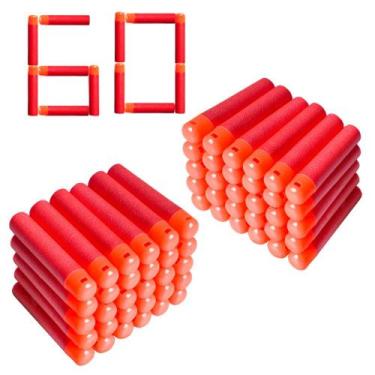 Imagem de Pacote de recarga de dardos Camkey 60 compatível com Nerf N-Strike