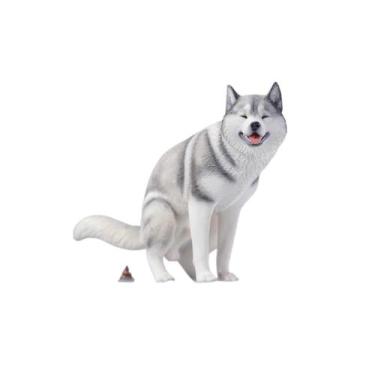 Imagem de Boneco colecionável para cães HiPlay JXK Siberian Husky em escala 1:6