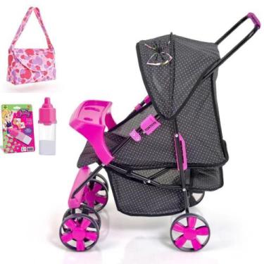 Imagem de Carrinho de Boneca Reborn Roma Xikitinha Milano Alive Oliveira - TOK T