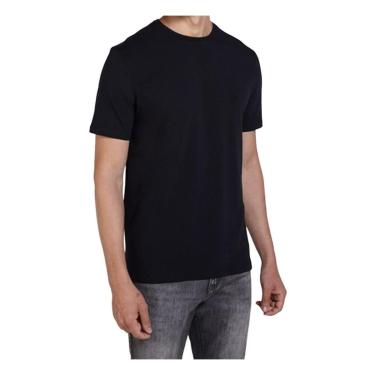 Imagem de Camiseta Masculina Dudalina MC Cotton Preta - 08771892-Masculino
