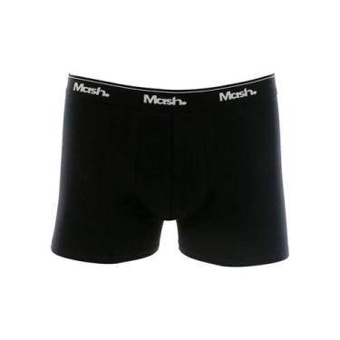 Imagem de Cueca Boxer Mash 170.26 Masculina Basic Algodão T. P/GG, GG, Pt00, Pre