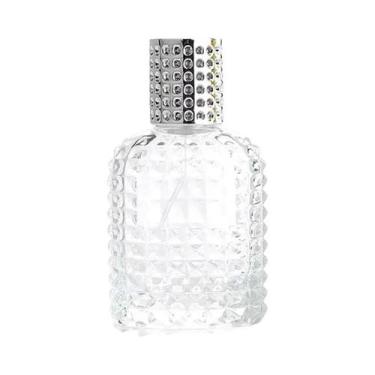 Imagem de Frasco Atomizador De Luxo Recarregável De Vidro Transparente Grosso 30