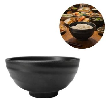 Imagem de Tigela Melamina Preta 300ml Ideal Restaurante Buffet - Chinatown