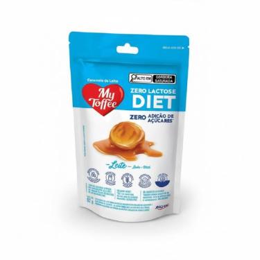 Imagem de 3pcts Balas My Toffe Leite Diet Zero Lactose 52g Caramelo, 3 unidades