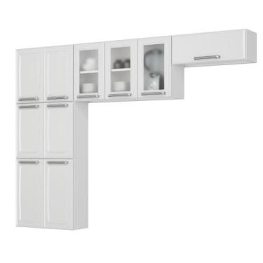 Imagem de Cozinha Compacta 10 Portas Aço Branca Luce Itatiaia