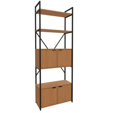 Imagem de Estante para Livros Livreiro 4 Portas 2 Prateleiras Kappesberg Industr