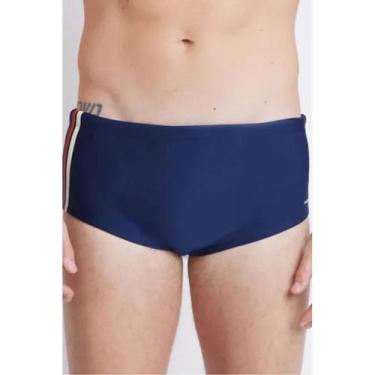 Imagem de Sunga Ellus Lycra Com Recorte, Azul, GG