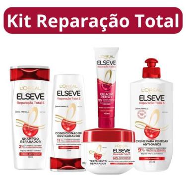 Imagem de Kit Elseve Reparação Total 5 Completo Anti Danos L'Oréal Paris - L'Ore