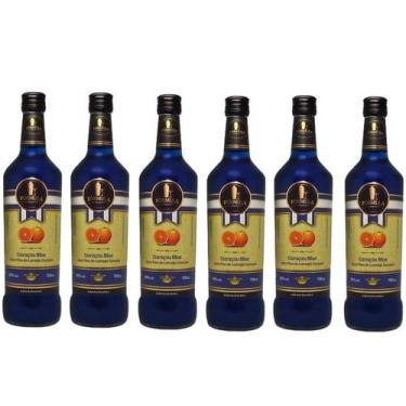 Imagem de Kit 6x Licor Fórmula Curaçau Blue 720 ml