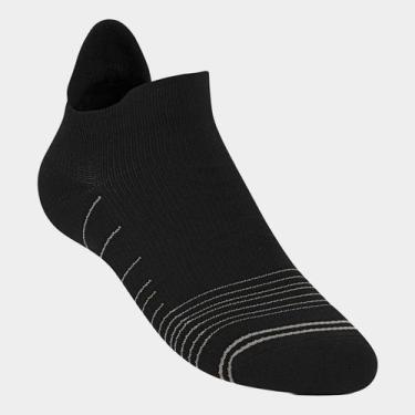 Imagem de Meia Cano Curto Olympikus Masculina, Preto, Branco, 39/44