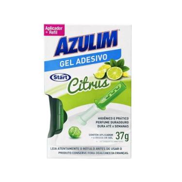 Imagem de Gel Adesivo Com Aplicador Detergente Sanitário Citrus Azulim