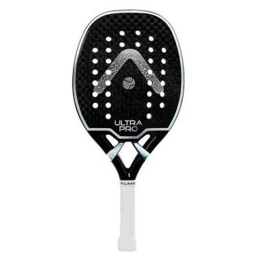 Imagem de Raquete Beach Tennis Ultrapro Preta E Prata 12k Alma Genius