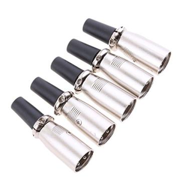 Imagem de 5 PCS XLR 3 Cabo de de Conector de Áudio E Vídeo XLR Plugue