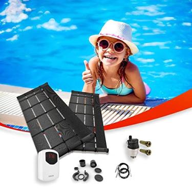 Imagem de Kit Aquecedor Solar para Piscinas de até 50m² ou 70 mil litros TekSol com Controlador de Temperatura Bivolt
