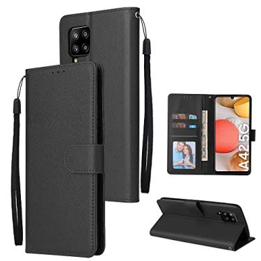 Imagem de Para Samsung A52 A72 A71 A20E A10 A12 A21S A31 A32 A41 A51 Flip Leather Case Carteira Para Galaxy A5 2017 A6 A7 A8 2018 Case, Preto, Para Galaxy A20S