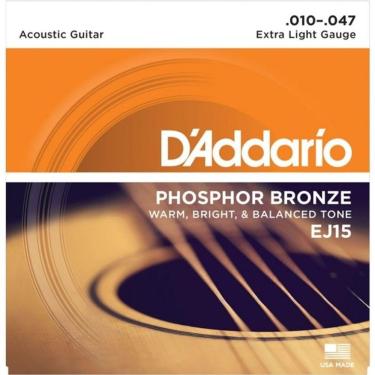 Imagem de Encord. Violao Ej15 010 Extra Leve Phosphor Bronze Daddario