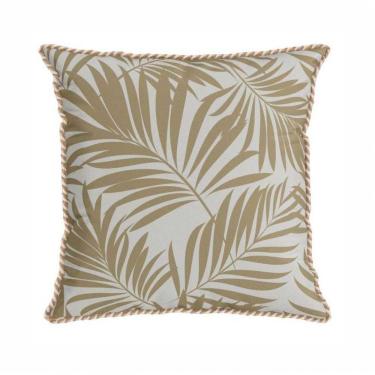 Imagem de Capa Para Almofada 43x43 Cm Belchior Náutica Folhas Bege