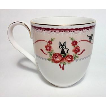 Imagem de Caneca Jiji para serviço de entrega da Noritake Kiki Pink Studio Ghibli MJ58186/H-612L