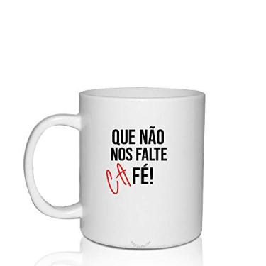 Imagem de Kit 2 Canecas Brancas Personalizadas para Home Ofice (Ca) Fé