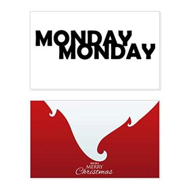 Imagem de Personagens elegantes Monday Holiday Merry Christmas Cartões de parabéns Mensagem de Natal