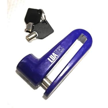 Imagem de Trava Disco C/Alarme Cadeado Antifurto Freio Moto Universal