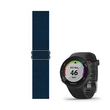 Imagem de C2D JOY Pulseira de nylon elástica compatível com Garmin Forerunner 45/45S Bandas de substituição Acessório elástico ajustável, One Size (Fits 5.1"-8.3" wrists), Sem pedra preciosa