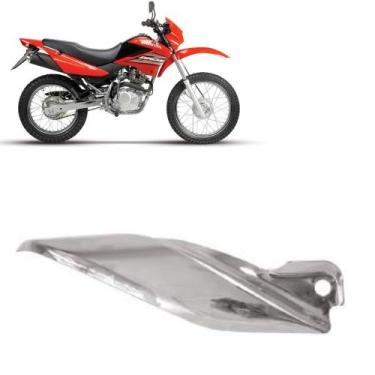Imagem de Protetor Escapamento Bros 2003 2004 2005 Original Cromado - MA Motos