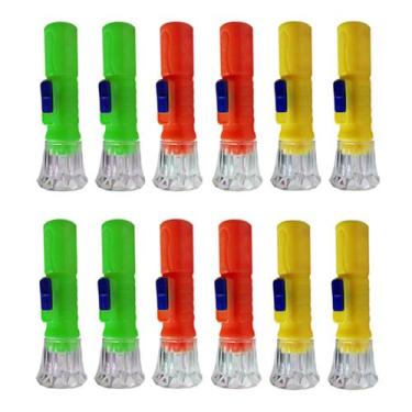 Imagem de Kit 60 Lanternas Pequenas Chaveiro Led Lembrancinha Colorido - Goal, V