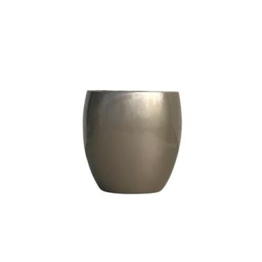Imagem de Vaso de Fibra de Vidro 31x29 cm Verona Dourado Brilho - BELI HOUSE