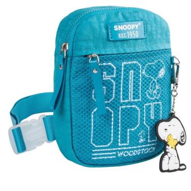 Imagem de Bolsa Snoopy Unilateral SP2380 Shoulder Bag Pequena Feminina, Verde