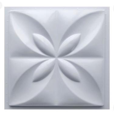 Imagem de Forma 3d Abs Cimento/gesso (flor C Detalh) - garden