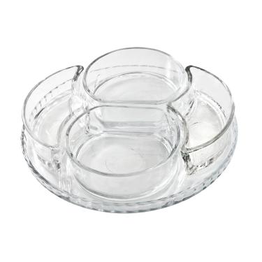 Imagem de Jogo Petisqueira De Vidro Com 5 Peças