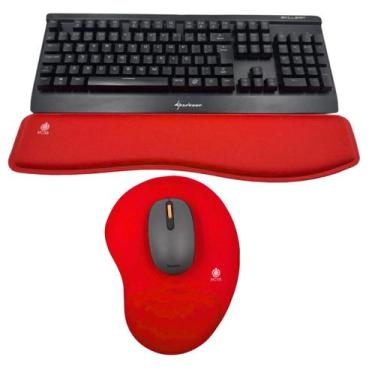 Imagem de Mousepad E Apoio De Punho Para Teclado Ergonomico Pulso 47cm - MCSB, V