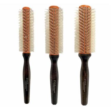 Imagem de Kit Escova Evas De Cabelo Profissional Cabeleireiro Jy