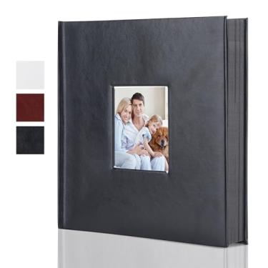 Imagem de Our Little Miracle Álbum De Recortes Em Couro, Conjunto Faça Você Mesmo, Capa Dura, Fotos 26,7 X Cm, Feito À Mão Para Aniversário, Memórias Família, Casais, Amigos E Bebês, Acomoda 7,6 13,7 Cm A 20,