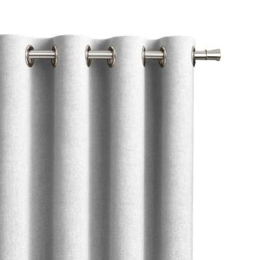 Imagem de Cortina Rústica Texturizada De Linho Natural 3,00m x 2,30m Para Sala e