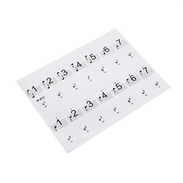 Imagem de Generic Adesivo de Piano de, Adesivo de Teclado de Piano, para (Transparente)