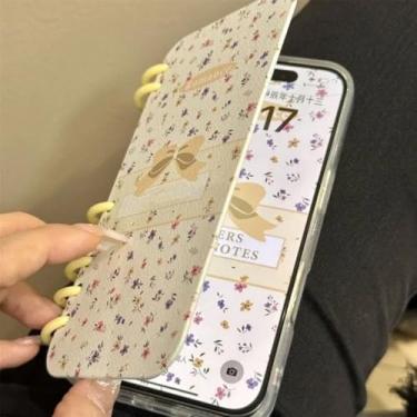 Imagem de Capa protetora para iPhone 16 Pro 14 13 15 Pro Max Capa em formato de caderno para iPhone 14 11 12 Funda,SBK,touming,A2868,Para iPhone 11 ProMax