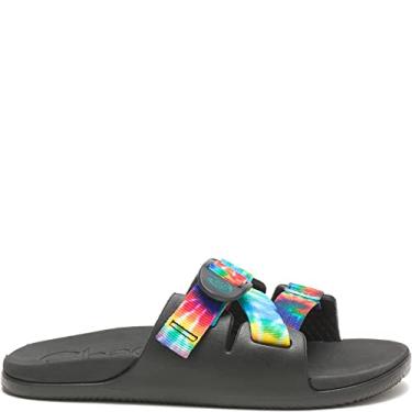 Imagem de Chaco Sandália infantil Chillos unissex, Dark Tie Dye, 2 Big Kid