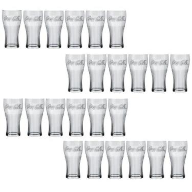 Imagem de Conjunto 24 Copo de Vidro 470ML Coca-Cola Transparente Nadir - NADIR F