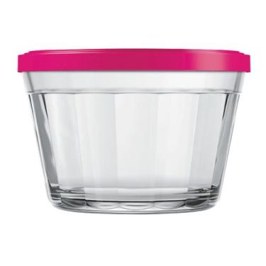 Imagem de Kit Pote Vidro Americado C/tampa Cores Cereal Bolacha 1L 1Un - NADIR F