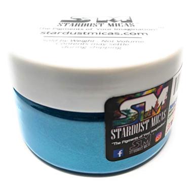 Imagem de Stardust Micas Pigmento em pó corante de grau cosmético para maquiagem, sabonete, resina epóxi, projetos de artesanato DIY, cores reais brilhantes e consistência de lote de mica estável (frasco de 36